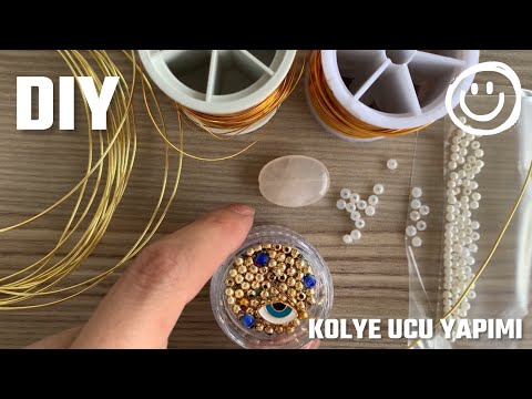 Tel ile Kolye Ucu Yapımı 😍💫 Doğal Taş Kolye Ucu Yapımı 🌺 Crystal Necklace 🤍 Diy | Craft