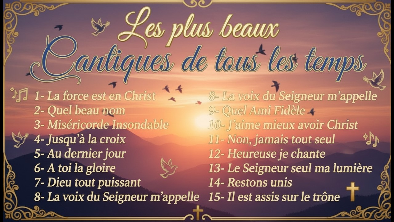 Les plus beaux Cantiques de tous les temps...