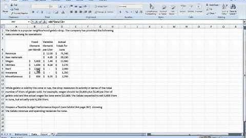 102 Excel Project #2 video 2