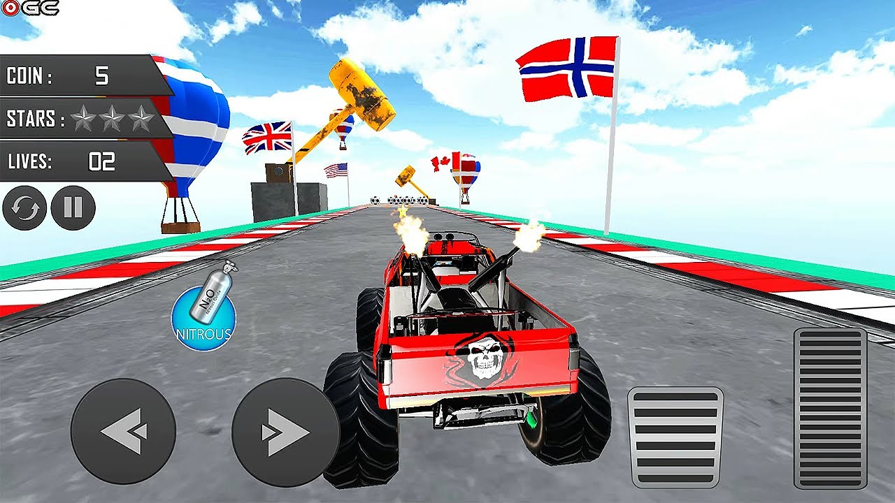 GT Mega Ramp Stunts Car Driving Games / Impossible Car Games / Android GamePlay