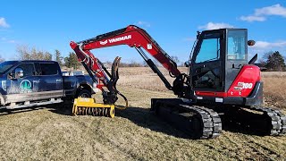 Yanmar SV100 and Fecon FMX50... Finally home!