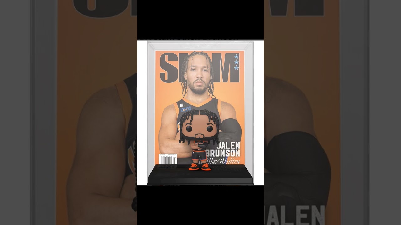 NBA Slam Jalen Brunson Funko Pop! Cover Figure #20 with Case