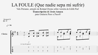 La Foule - Edith Piaf y R. Dyens - Tablatura por Jesús Amaya... chords