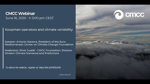 Koopman operators and climate variability