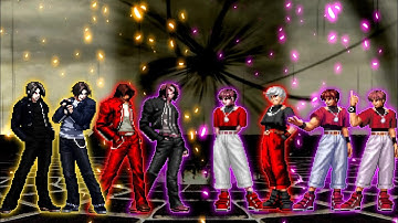 [KOF Mugen] Kyo Team VS. Chris Team