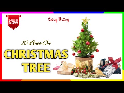 10 Lines On Christmas Tree in English | Short Essay on Christmas Tree | Speech on Christmas Tree