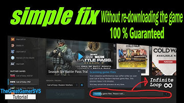 How to fix Warzone 2.0 /MW unlimited scan & repair loop (Without re-downloading the game)