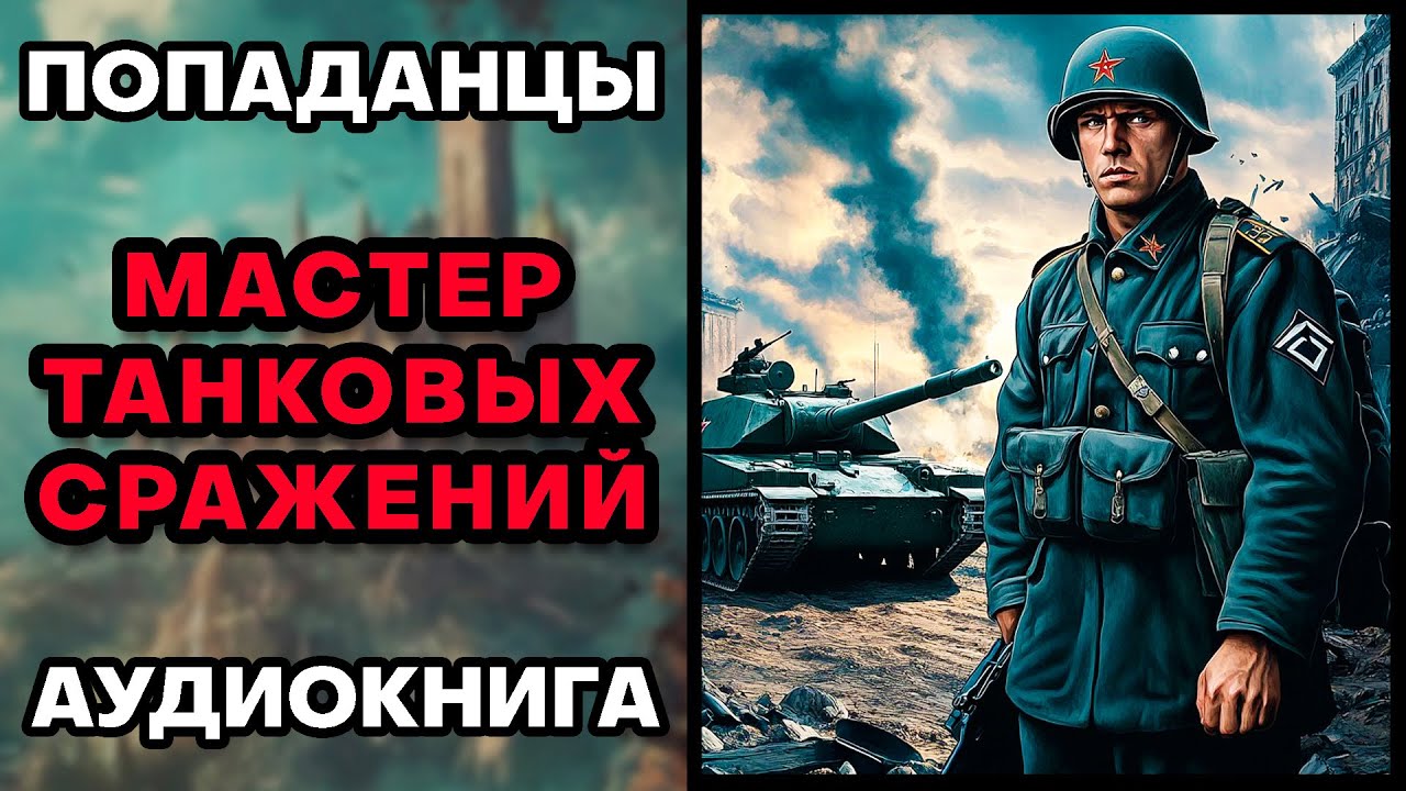 Аудиокнига ПОПАДАНЦЫ 💥 МАСТЕР ТАНКОВЫХ СРАЖЕНИЙ