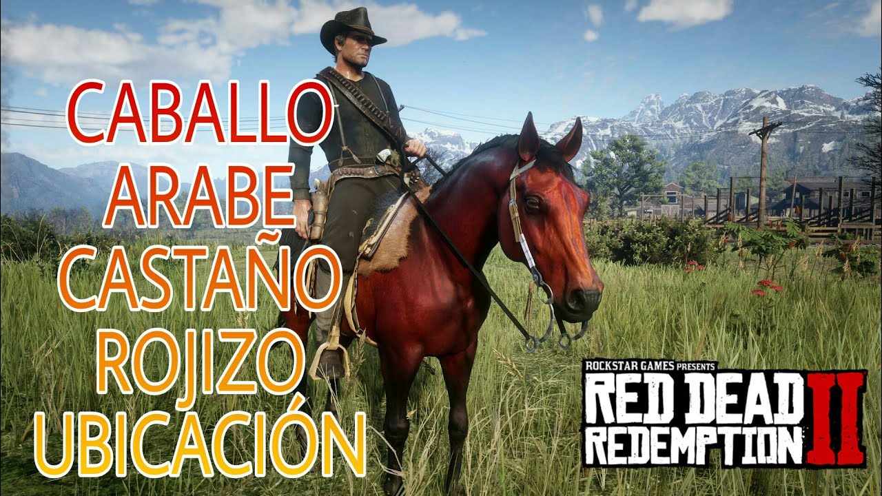 RED DEAD REDEMPTION 2 - CABALLO ARABE CASTAÑO ROJIZO LEGENDARIO