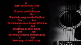 Berpisah Di Ujung Jalan Cover Sultan lirik lagu dan chord gitar.