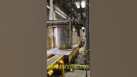Ring Type High Speed Fully Automatic Pallet Wrapping Machine Rotary Ring Automatic Pallet Wrapper
