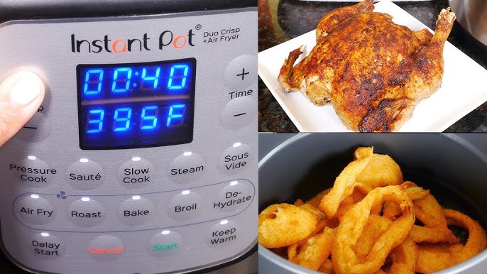 How to Use Instant Pot Air Fryer LidA Basics Tutorial For Beginners 