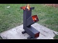 Simple camping rocket stove build diy