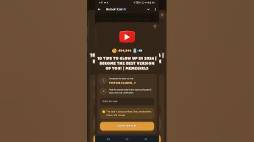 10 Tips To Glow Up In 2024 | Become The Best Version Of You | Memefi New YouTube Video Code #shorts