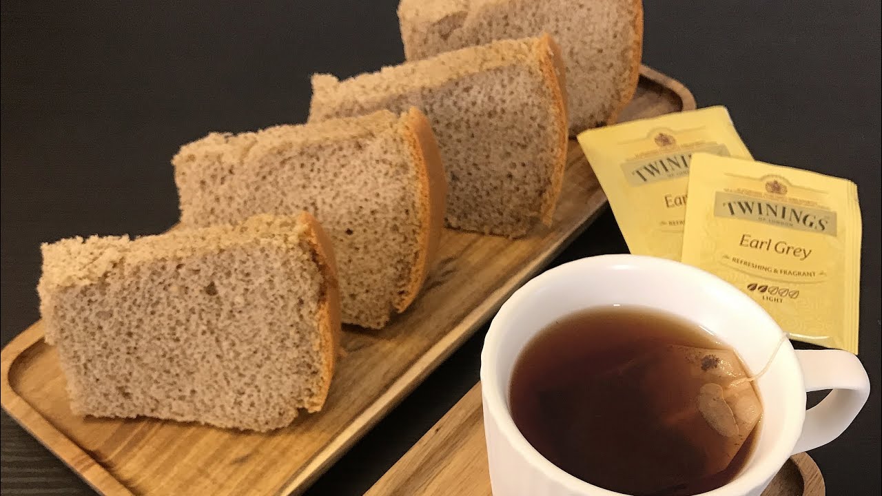 Earl Grey Tea Chiffon Cake with Thermomix 美善品 伯爵戚风蛋糕