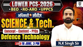 UPSSSC Lower PCS 2026 | Science & Tech Space Technology | By N.K Singh Sir TargetOn