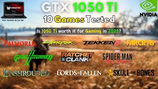 GTX 1050 Ti Tested in 2025 –Low End GPU Laptop - Shocking Results 😲🔥