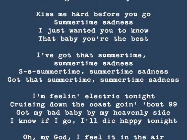 Summertime sadness перевод. Lana del rey summertime sadness обложка. Lana del rey summertime sadness guitar chords. Lana del rey summertime sadness текст. Summertime sadness lana del rey смысл песни.
