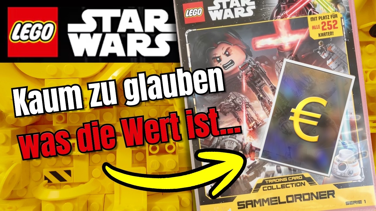 Unglaublich was diese Karte wert ist😵🤑 Lego Star Wars Trading Cards Serie 1