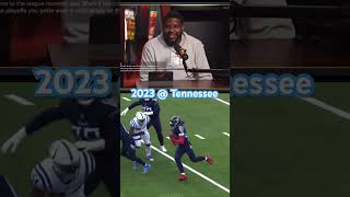 He took Henry out! Zaire Franklin on the 520 pod #nfl #americanfootball #collegefootball #eagles