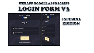 Login Form with Google Apps Script - Login Form V3 | Grades Transcript (Special For Member)