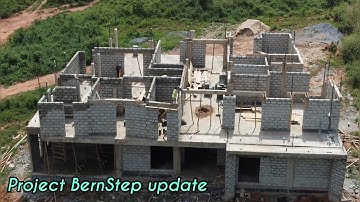Building in Ghana: First Floor Casting & Blockwork   