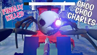 Finally Killed Choo Choo Charles - Scary Spider Train Survival 1 (part 4)