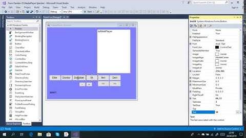 C# Form Dersleri-55 MediaPlayer ile Müzik Çalar Yapımı