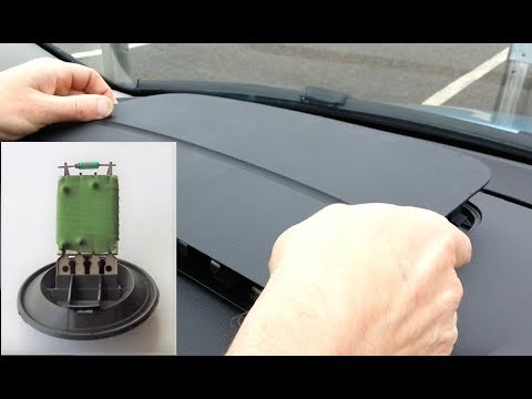 How to Replace Blower Motor Resistor Skoda Roomster Skoda Fabia