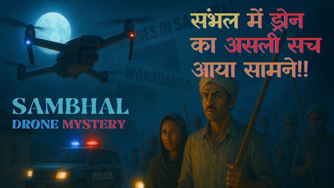 Sambhal drone mystery | Moradabad | Bijnor | संभल में ड्रोन का सच आया सामने |