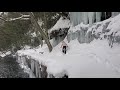 Mavic Snow Waterfall