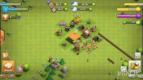 Clash of Clans - Gameplay Walkthrough Part -2 Tutorial  (ios,android)