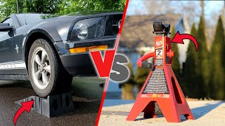 Ramp vs Jack Stands: Which Is Safer for Your Car? by Auto Gear 9,257 views 7 months ago 4 minutes, 42 seconds