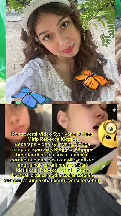 Kontroversi Video Sy0ur yang Diduga Mirip Rebecca Klopper