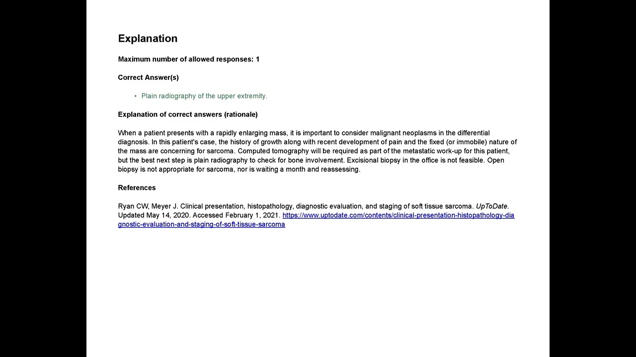 MCCQE Part I Prep Exam PE 324A 2 - MCQ1 (Sample)