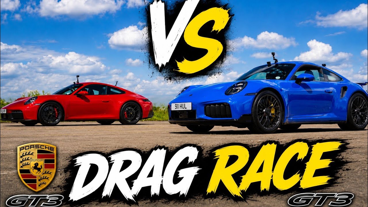 Porsche 911 Single Turbo vS Twin Turbo DRAG RACE