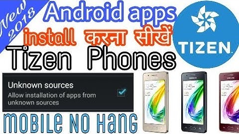 Z1, Z2, Z3, Z4 Tizen phones me install Android apps/ no hanging problem//V VERY easy