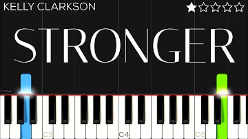 Kelly Clarkson - Stronger (What Doesn’t Kill You)  | EASY Piano Tutorial