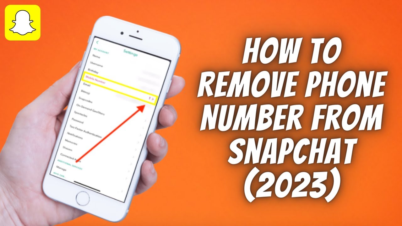 How To Remove Phone Number From Snapchat (21) ✅