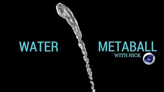 LETS LEARN CINEMA 4D R19 -  WATER AND METABALL