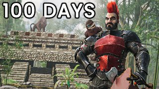 I Have 100 Days To Beat ARK Hardcore - Lost Island