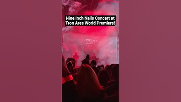 Nine Inch Nails Concert at Tron Ares World Premiere!!! #tron #tronares #nin #nineinchnails