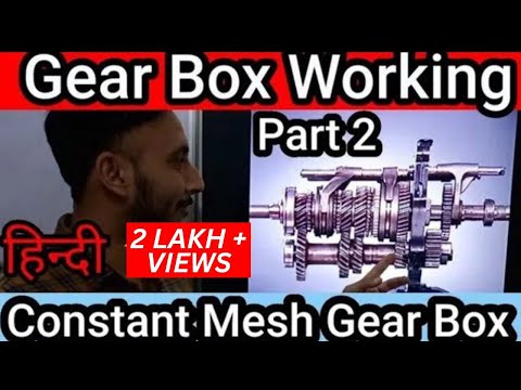Constant Mesh Gear Box || Gear box working || Working of gear box || Gear box kya hota hai ||