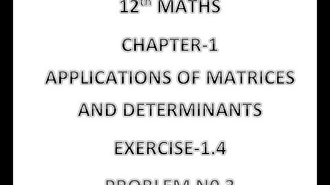 12TH MATHS EXERCISE 1.4 Q.no 3 #A CHEMIST HAS ONE SOLUTION WHICH IS 50% ACID AND ANOTHER....#TAMIL