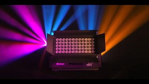 Motif™ Metro 600W 4-in-1 RGBW LEDs, IP65 Outdoor Rated Wash Light Architectural Fixture