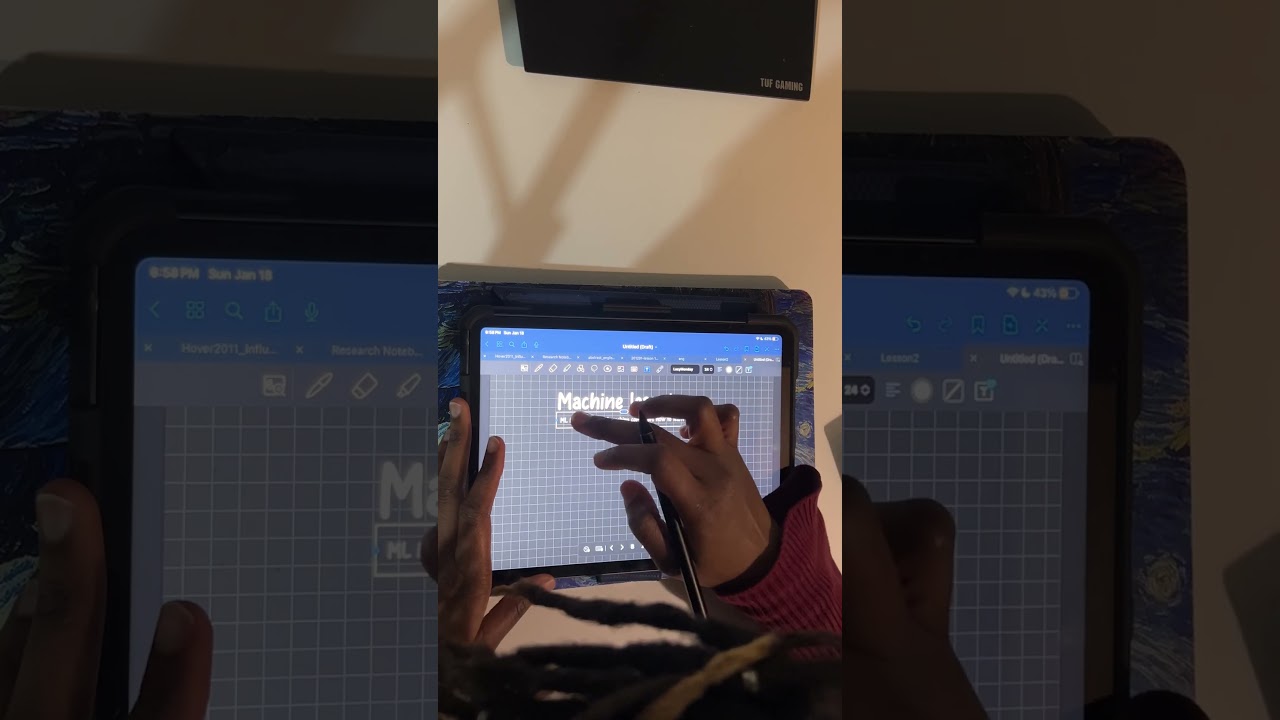 Making notes on the iPad - Machine learning 