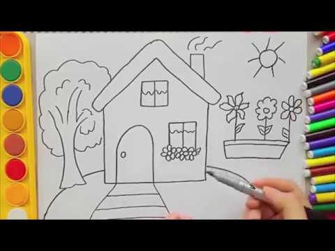 فيديو: كيفية رسم منزل لطفل