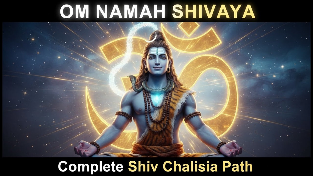 ॐ नमः शिवाय 🔱| शिव चालीसा सम्पूर्ण पाठ | #shivratri #shiv #bhakti #bholenath #mahadev