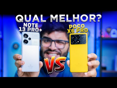 Eita! Poco X6 PRO ainda é MELHOR que Redmi Note 13 pro plus com 200Mpx de câmera? Qual é o Melhor?