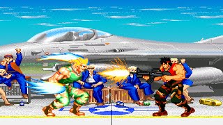 RAMBO VS GUILE! THE BEST FIGHT EVER! screenshot 5